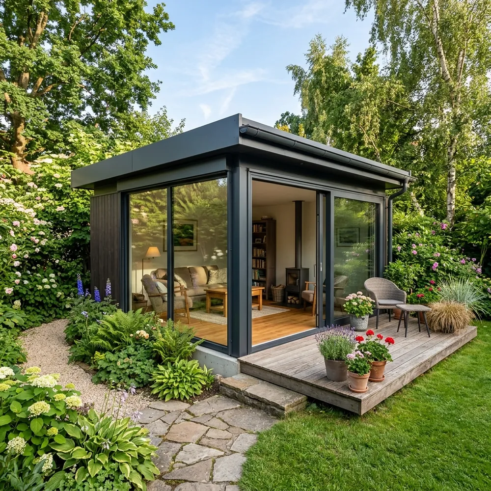 Alu-Gartenhäuser & Geräteräume